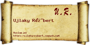 Ujlaky Róbert névjegykártya