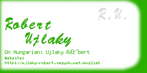 robert ujlaky business card